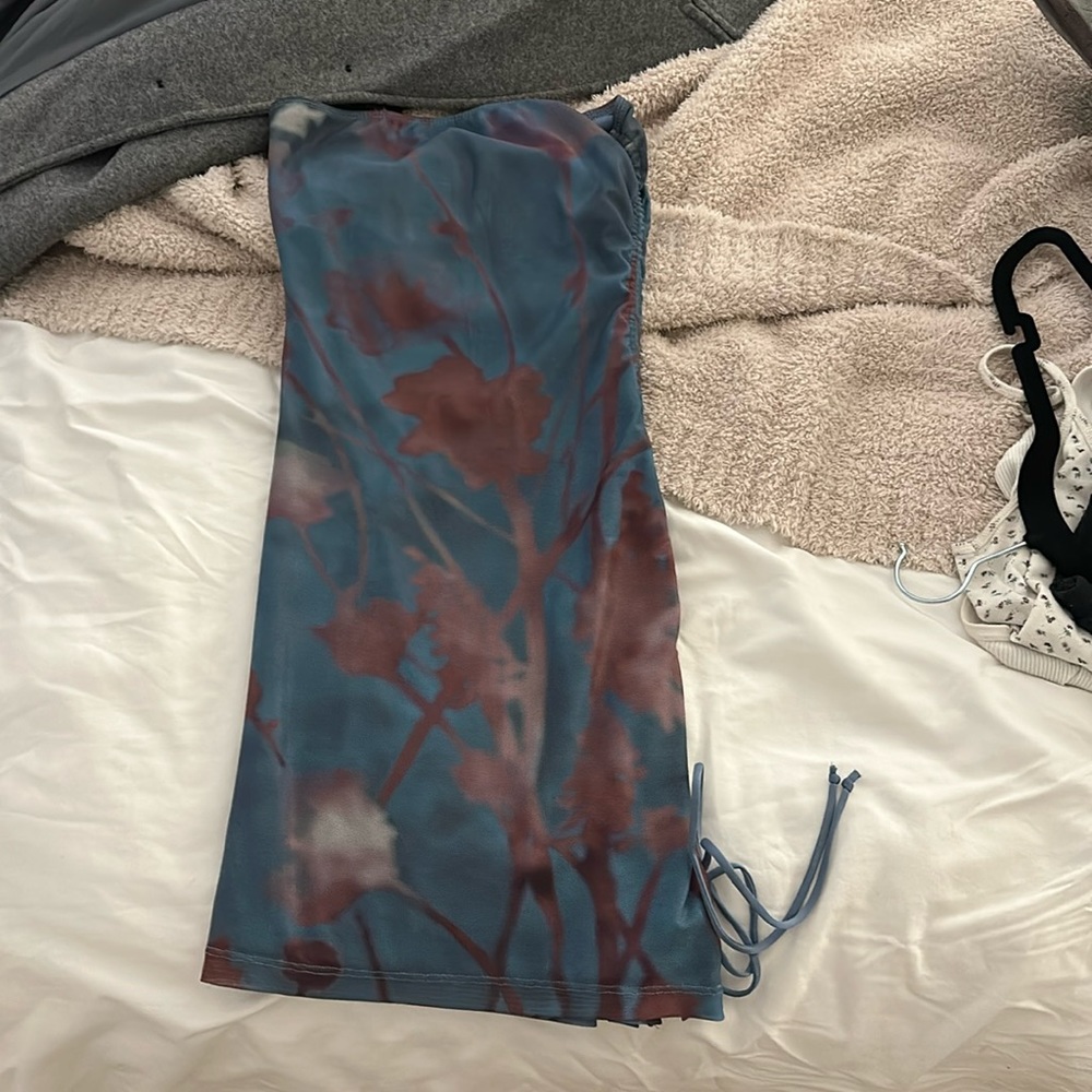 Motel Strapless Dress
